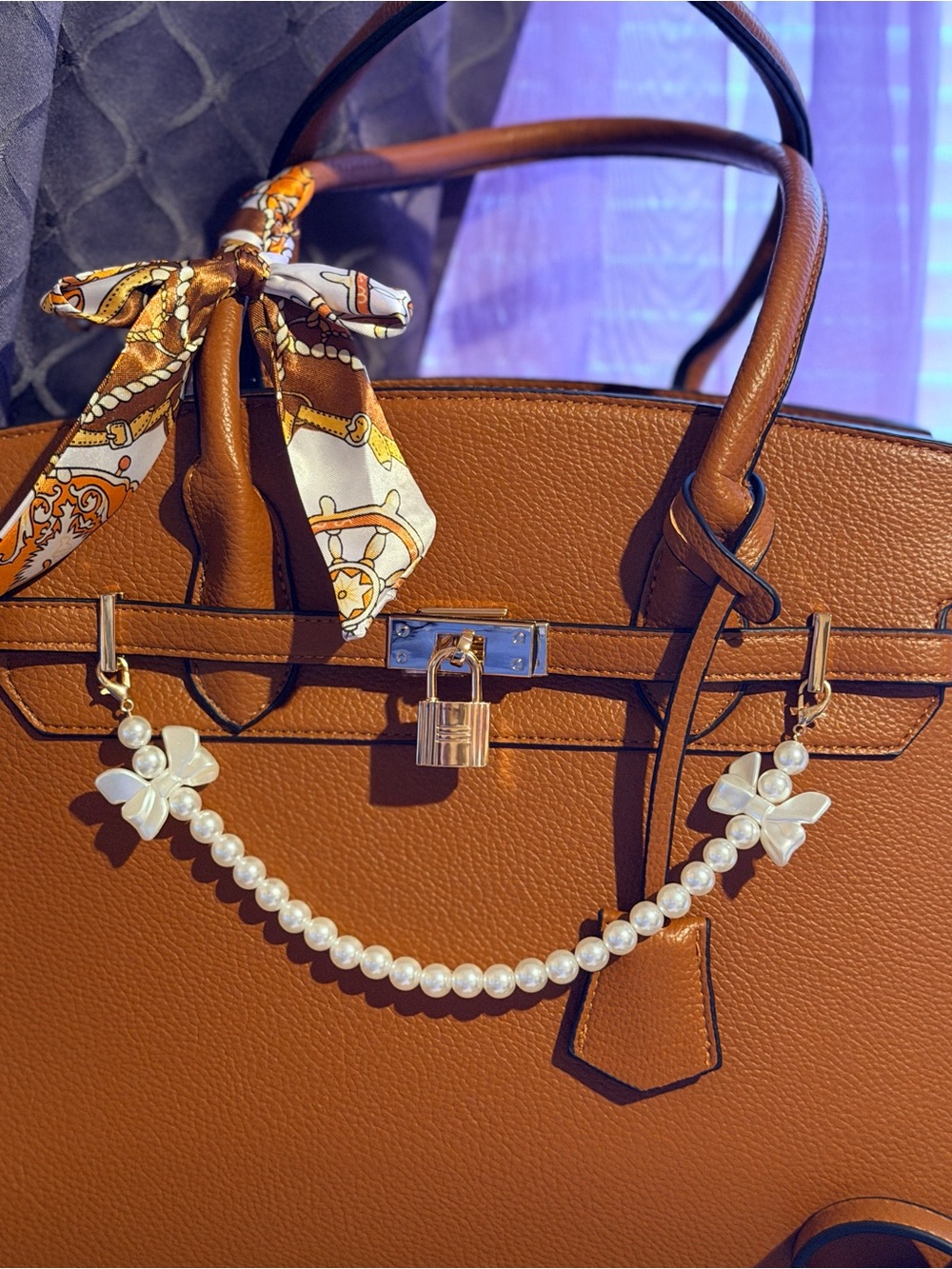 Pearl Bag Charm
